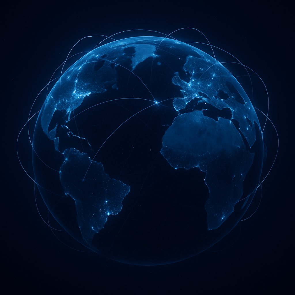 AtlasSwift global logistics network connecting continents
